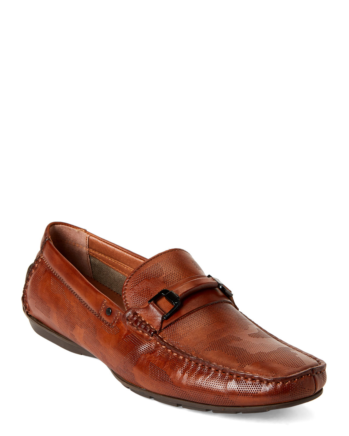 Tan Garcia Leather Loafers
